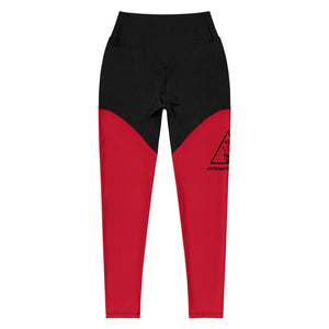 Logo Anniversary Leggings (red/black)