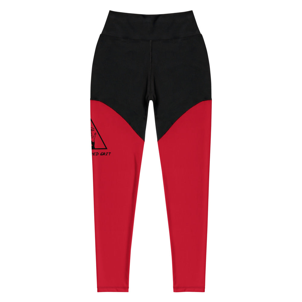 Logo Anniversary Leggings (red/black)