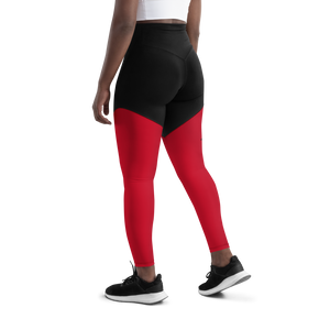 Logo Anniversary Leggings (red/black)