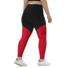 Load image into Gallery viewer, Logo Anniversary Leggings (red/black)