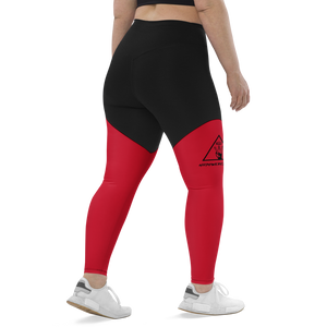 Logo Anniversary Leggings (red/black)