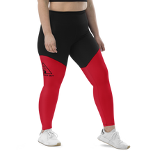 Load image into Gallery viewer, Logo Anniversary Leggings (red/black)